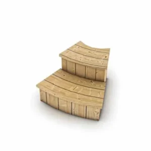 Zakrzywione schodki typu „A”