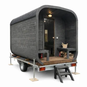 Sauna mobilna na przyczepie 2,5 m